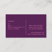 ベクトルフローラ名刺 名刺 (裏面)