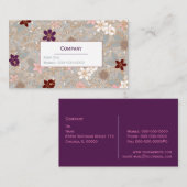 ベクトルフローラ名刺 名刺 (正面/裏面)