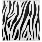 ベクトル内のタイガーパターン シャワーカーテン (正面)