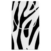 ベクトル内のタイガーパターン スモールペーパーバッグ (裏面)