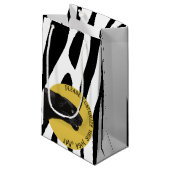 ベクトル内のタイガーパターン スモールペーパーバッグ (正面アングル)