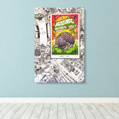 ベクトル単位の速度 キャンバスプリント (インサイチュ (ウッドフロア))