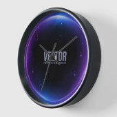 ベクトル未来時計 壁時計 (傾斜)