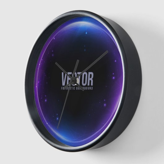 ベクトル未来時計 壁時計 (傾斜)