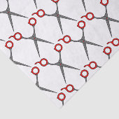 ベクトル毛の切断のはさみ(赤い) 薄葉紙 (詳細)