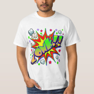ベクトル漫画本ZONK Tシャツ