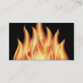 ベクトル炎1熱火炎黒オラン 名刺 (裏面)