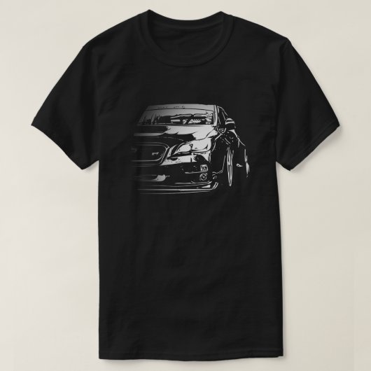 ベクトル画像スバルインプレッサWrx Sti Tシャツ (デザイン正面)