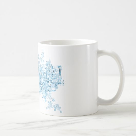 ベクトル角氷のマグ コーヒーマグカップ (右)