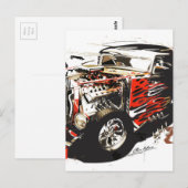 ベクトル車3.jpg ポストカード (正面/裏面)