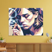 ベクトル陥凹 キャンバスプリント (インサイチュ (リビング))