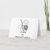 ベクトル – ハッピーバースデーカスタマイズ-  カード (裏面)