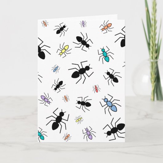 ベクトルAntコラージュ カード (正面)