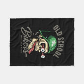 ベクトルdia de los muertos，死んだスカルの日， フリースブランケット (正面(横))