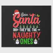 ベクト親愛ルサンタ彼らはシャツにいけないる人だ ラッピングペーパー (フラット)