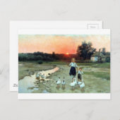 ベクホリエ：ウクライナの夕べ ポストカード (正面/裏面)