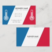 ベクミニマルトル冷温温度Hvac 名刺 (正面/裏面)