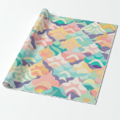 ベク日本のトラパステルカスタムパターン ラッピングペーパー (アンロールド)