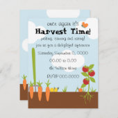 ベグタブルガーデン 招待状 (正面/裏面)