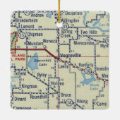 ベグレビルABヴィンテージの地図 セラミックオーナメント (裏面)