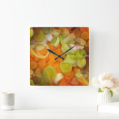 「ベグ忘れの準備をするな」 壁時計3 スクエア壁時計 (ホーム)