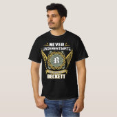 ベケットの力を過小評価するな Tシャツ (正面フル)