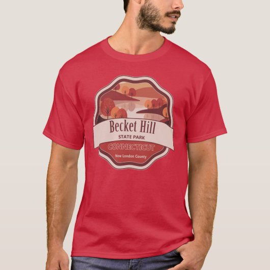 ベケットヒル州立公園保護区ニューロンドン郡C Tシャツ (正面)
