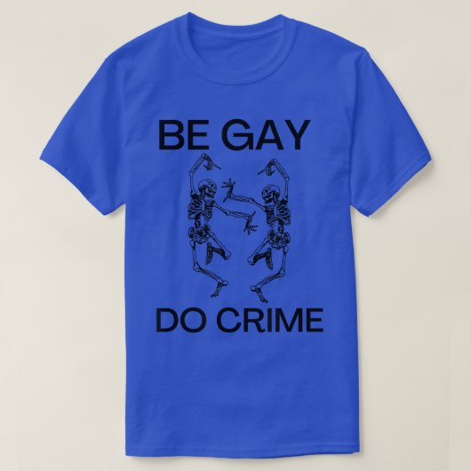ベゲイドサイムミーム踊り骨格  Tシャツ (デザイン正面)