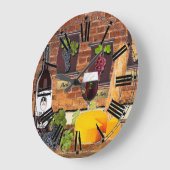 ベコヴィネヤードワインクロック ラージ壁時計 (傾斜)