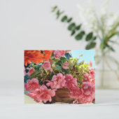 ベゴニアかわいらしの花 ポストカード (スタンド正面)