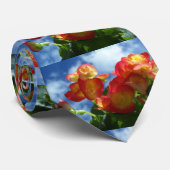 ベゴニアの花 ネクタイ (ロール)