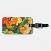 ベゴニアの花 ラゲッジタグ (正面横)