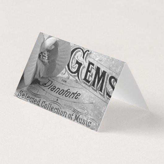 ベゴニアジェムズピアノフォルテカード (正面)