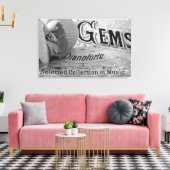 ベゴニアジェムズピアノフォルテ キャンバスプリント (インサイチュ (リビング))