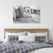 ベゴニアジェムズピアノフォルテ キャンバスプリント (インサイチュ (寝室))