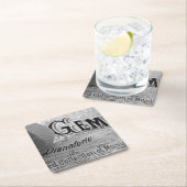 ベゴニアジェムズピアノフォルテ スクエアペーパーコースター (インサイチュ)