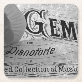 ベゴニアジェムズピアノフォルテ スクエアペーパーコースター