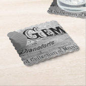 ベゴニアジェムズピアノフォルテ ペーパーコースター (アングル)