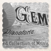 ベゴニアジェムズピアノフォルテ ペーパーコースター (正面)