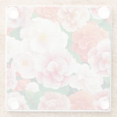 ベゴニアフラワーコースター ガラスコースター (裏面)