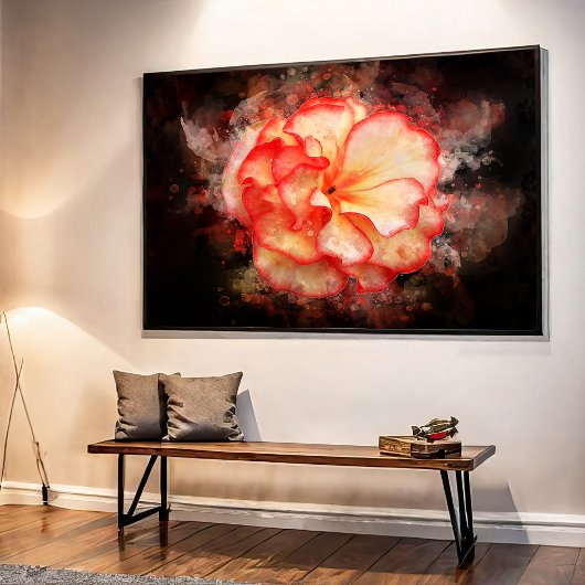 ベゴニア花水彩 – bb3 フォトプリント           