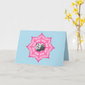 ベサックブッダLadybug カード (黄色い花)