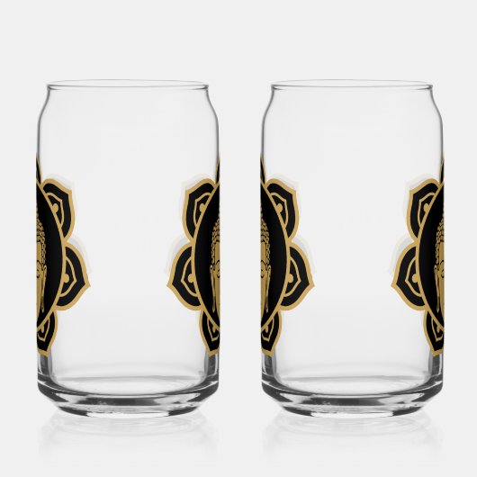 ベサック仏 ガラス缶 (左)