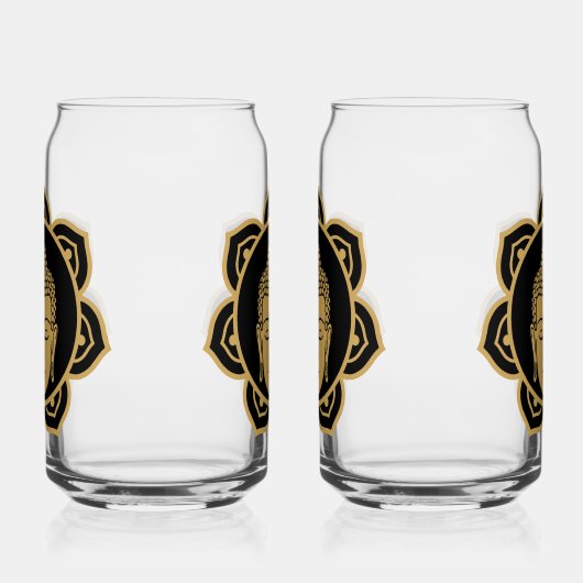 ベサック仏 ガラス缶 (右)