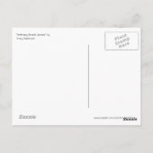 ベサニー草の葉のポストカード ポストカード (裏面)