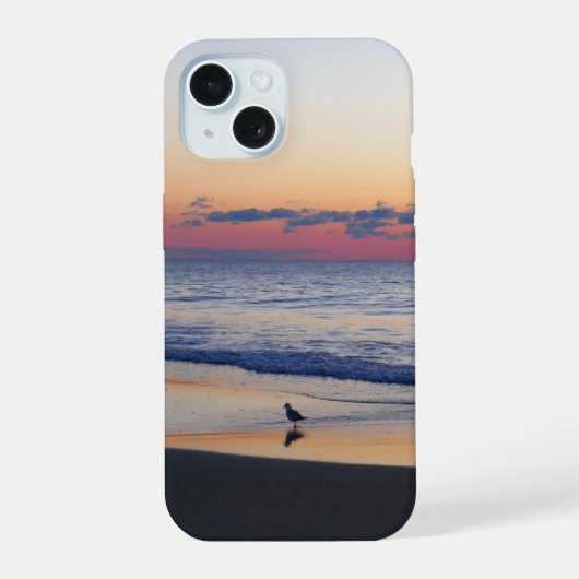 ベサニー・ビーチの日の出 I iPhone 15ケース (裏面)