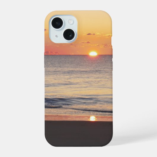 ベサニー・ビーチの日の出 II iPhone 15ケース (裏面)