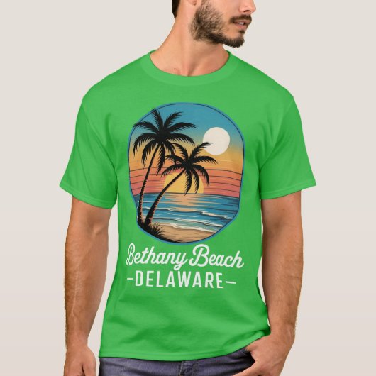 ベサニー・ビーチ デラウェア州 休暇 90年代 ビーチ お土産 Tシャツ (正面)