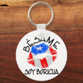 ベサメソイボリチャキス私はプエルトリカ キーホルダー (正面)
