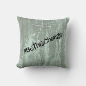 ベザチェンジガンジー感動的引用文 クッション (正面)